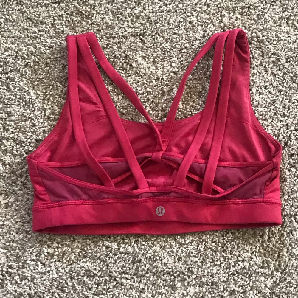 Lululemon energy bra exhale size 8